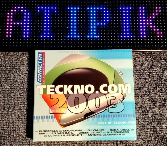 🎵 Teckno .com 2003 - Double CD Contact FM - Compilation Techno Introuvable